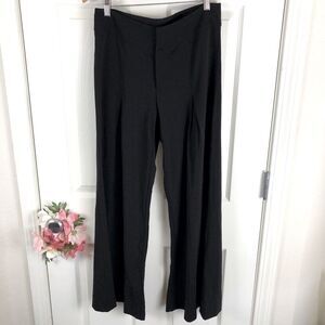 Equestrian brand black wide leg pants medium